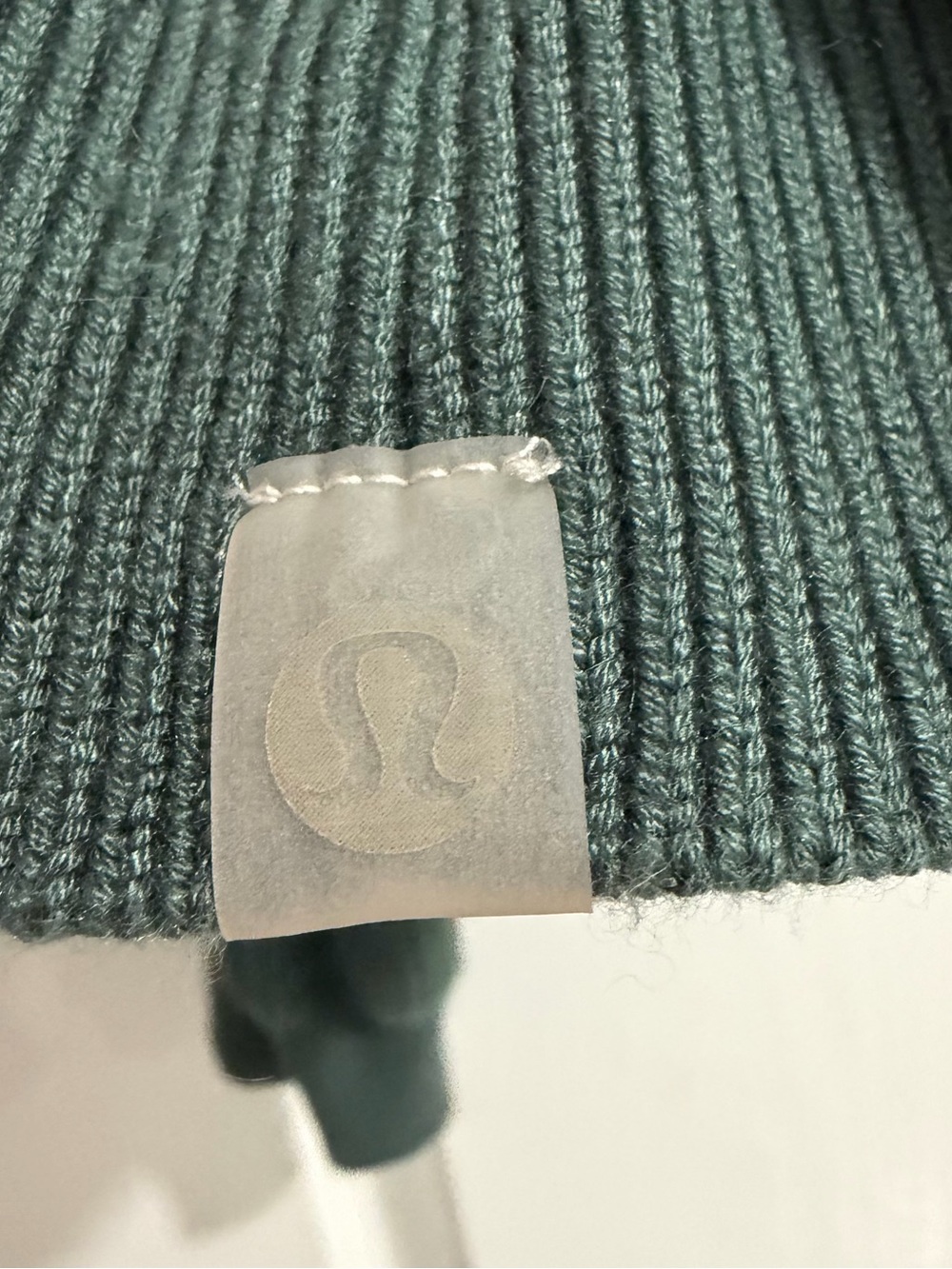 lululemon athletica Dark Green Ribbed Cropped Sweater - Picture 3 of 3